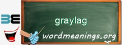 WordMeaning blackboard for graylag